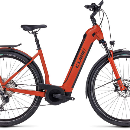CUBE KATHMANDU HYBRID EXC 750 RED/BLACK