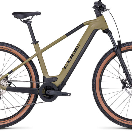 CUBE REACTION HYBRID RACE 750 OLIVE/GREEN