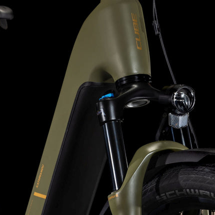 CUBE KATHMANDU HYBRID PRO 800 DUSTYOLIVE/GOLD