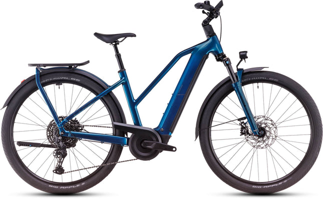 CUBE KATHMANDU HYBRID EX 800 ELECTRICBLUE/CHROME