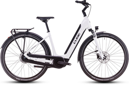 CUBE SUPREME HYBRID COMFORT ONE 500 METALLICWHITE/BLACK