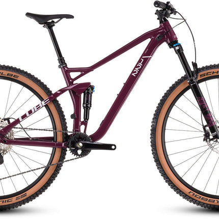 CUBE STEREO ONE22 RACE WINE/GREY