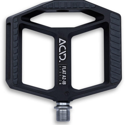 ACID PEDALS FLAT A2-IB HYBRID R BLACK