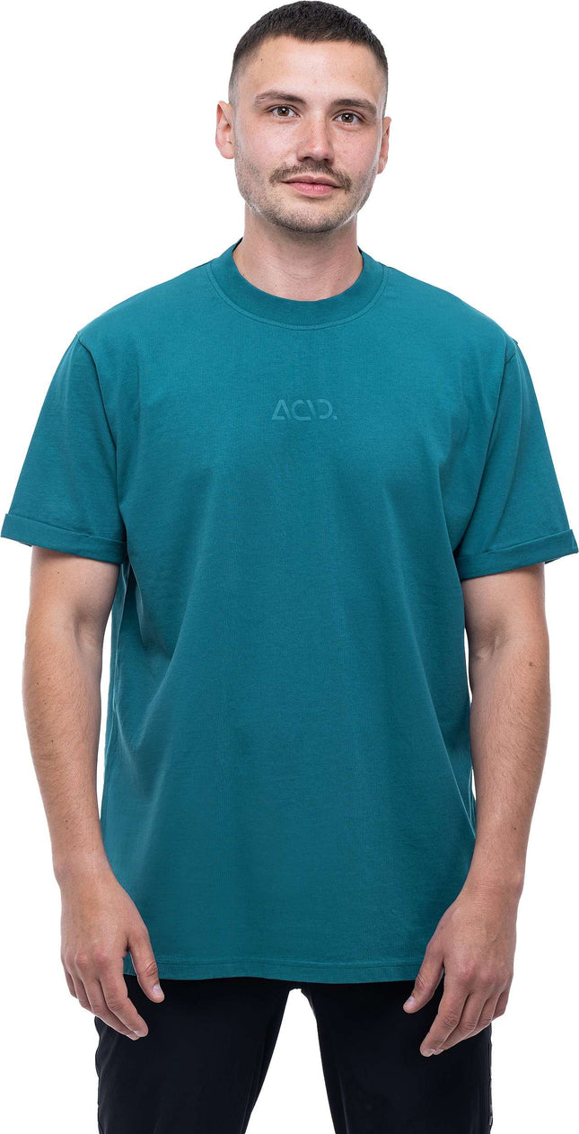 ACID ORGANIC T-SHIRT CLASSIC LOGO BLUE