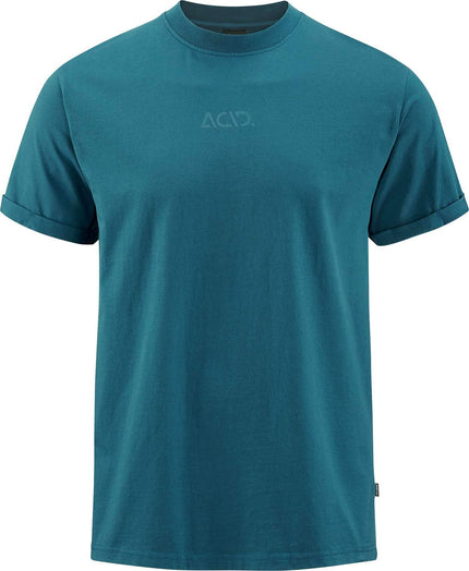 ACID ORGANIC T-SHIRT CLASSIC LOGO BLUE