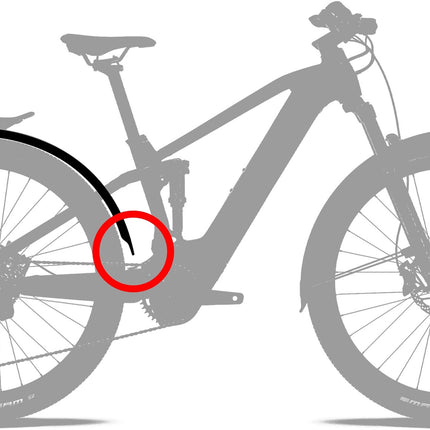 ACID Mudguard Set 75 29" Black