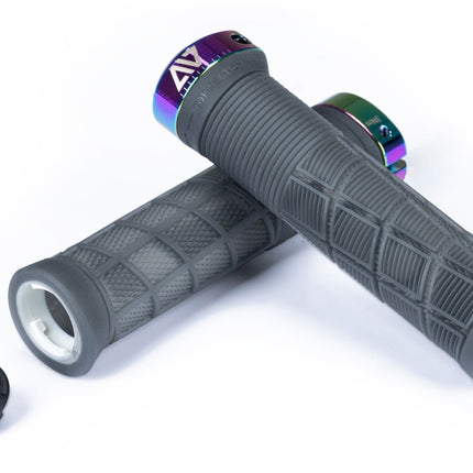 ACID Grips Disrupt Translucent Black/Oil Slick