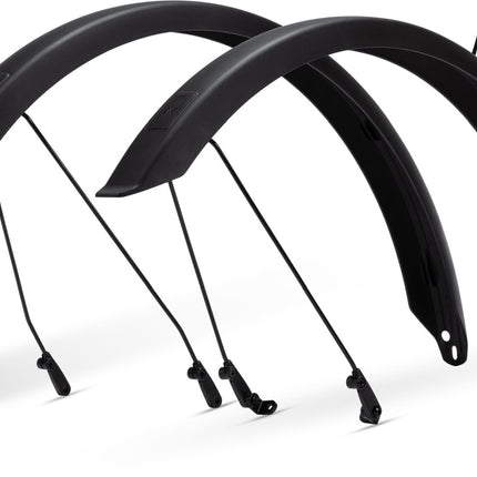 ACID MUDGUARD SET ROOKIE 55 24 INCH BB MOUNT 2.0 BLACK