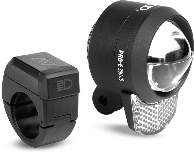 ACID E-BIKE FRONT LIGHT PRO-E 200 HIGH BEAM X-CONNECT BLACK